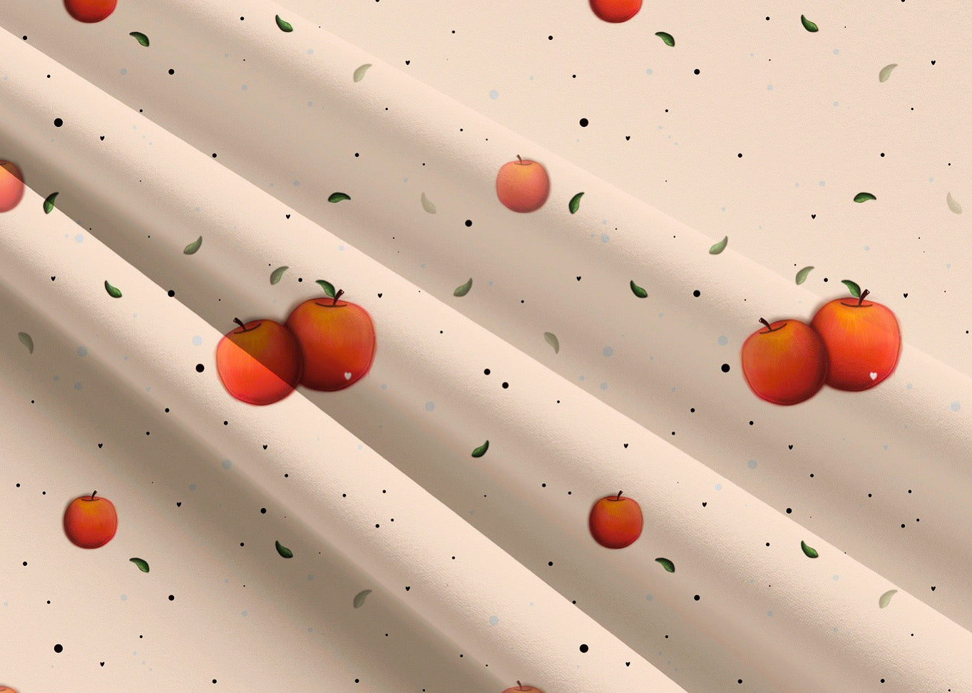 Kleiner Apfel Stoff Eigenproduktion